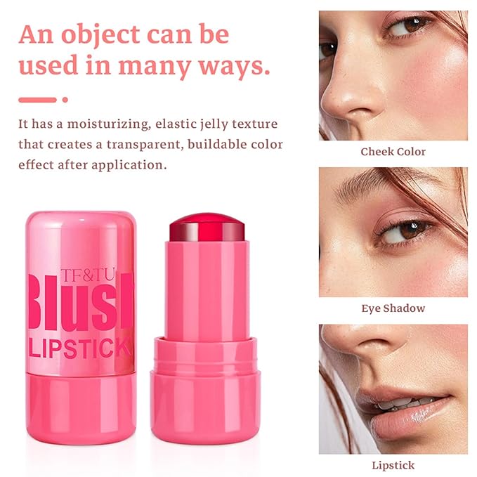 4 Pcs Milk Water Jelly Tint Stick, Sheer Cooling