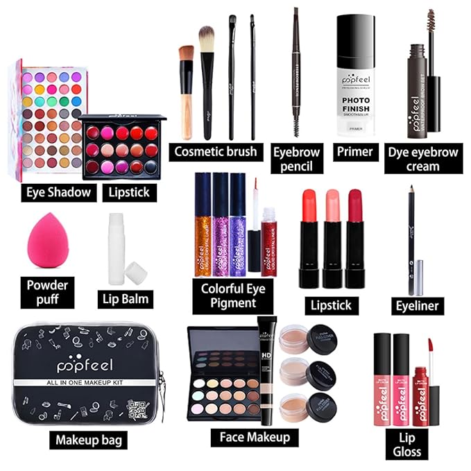 Pure Vie All-in-One Holiday Gift Makeup Set Cosmetic