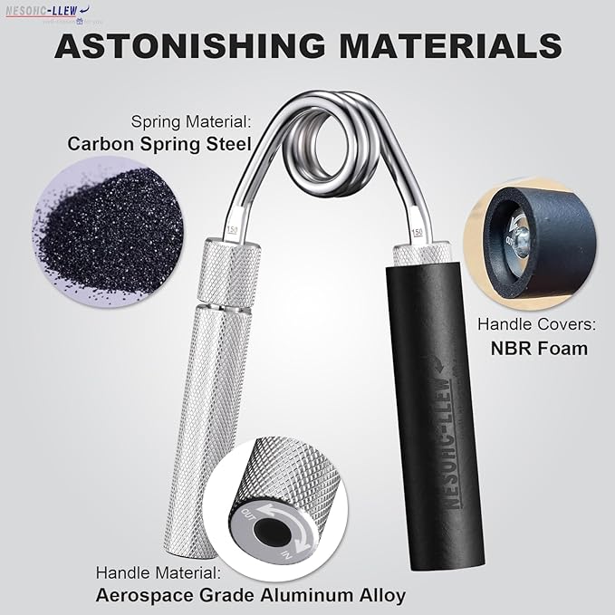 Adjustable Grip Strength Trainer 50-150 lbs