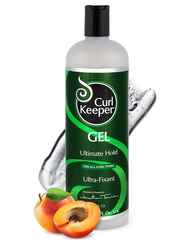 Curl Keeper Ultimate Hold Hair Gel, 1L - Frizz-Free Hair Styling Gel for Men & Women - Light-Weight Formula Holds Curls with No Product Build Up - Wavy & Curly Hair Products