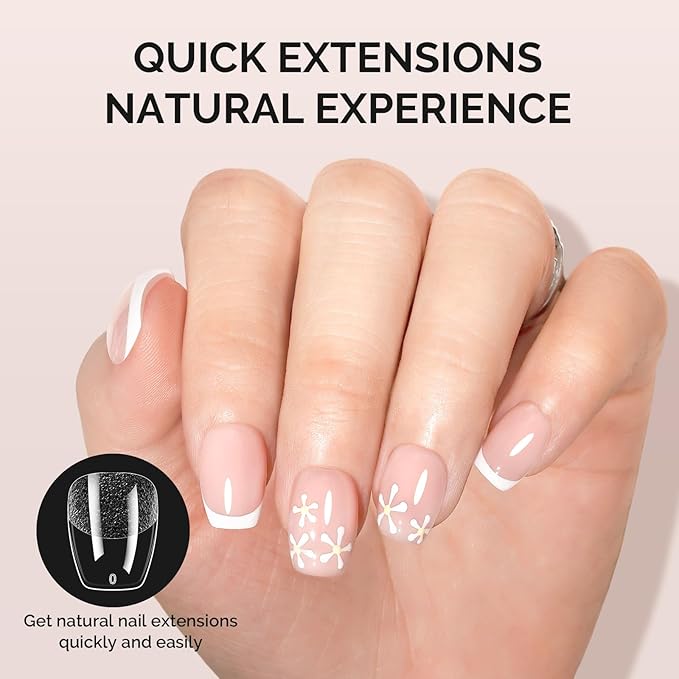 MelodySusie Extra Short Ballerina X Nail Tips - 300Pcs 15 Sizes Clear Acrylic, Half Matte Full Cover Press on Nails for DIY Extension & Salon Use, Pre-Shaped for Long-Lasting Manicure