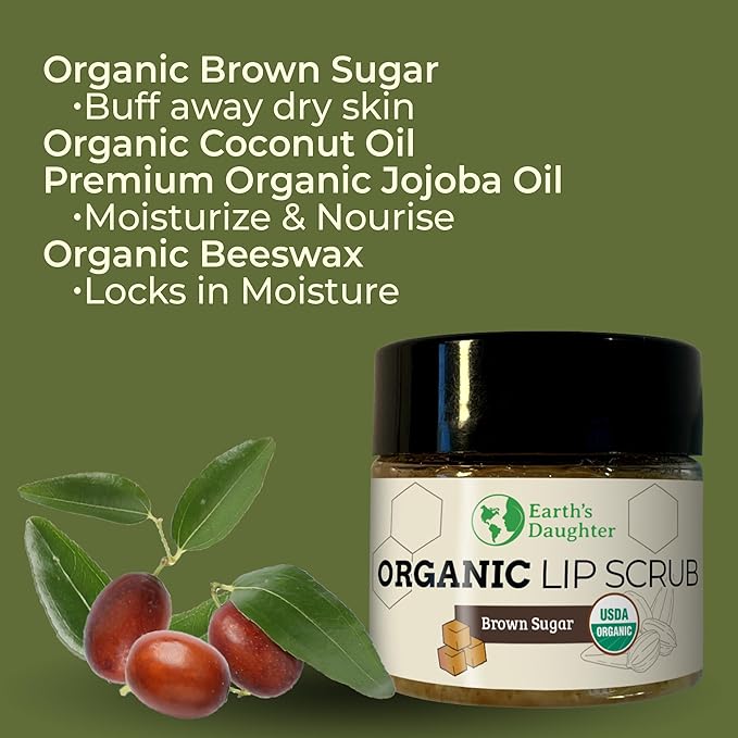 Organic Brown Sugar Lip Scrub –