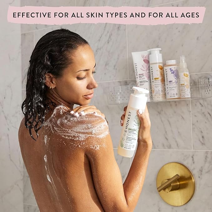 The Honest Company Silicone-Free Conditioner & 2-in-1 Cleansing Shampoo Body Wash Duo Gentle for Baby, Naturally Derived, Lavender Calm, 20 fl oz
