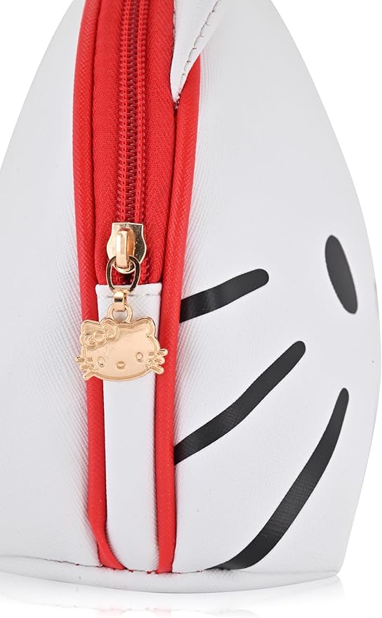 Sanrio Hello Kitty Makeup Bag for Women | Hello Kitty PU Leather Travel Toiletry Bag for Women | Make Up Travel Bag Cosmetic Bag Makeup Pouch