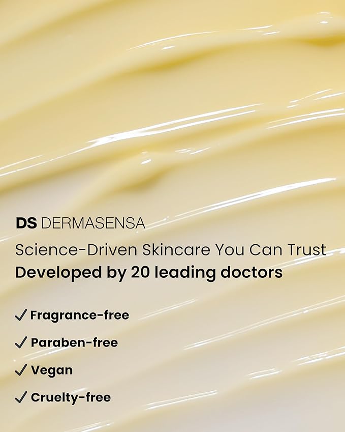 DS Dermasensa Formula 5 Moisturizer for Face and Neck with Vitamin A, E, CoQ10, Matrixyl 3000, and Squalane - Anti-Aging Moisturizer for Normal to Dry Skin - 50ml/1.69 fl oz
