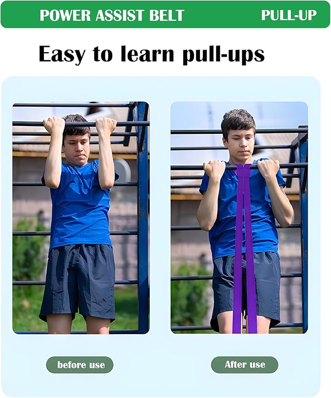 Pull Up Assistance Bands - Resistance Bands Set - Multi-Level Resistance, Fitness Band, Full Body Training, Suitable for Exercise and Physical Therapy Exercise Bands