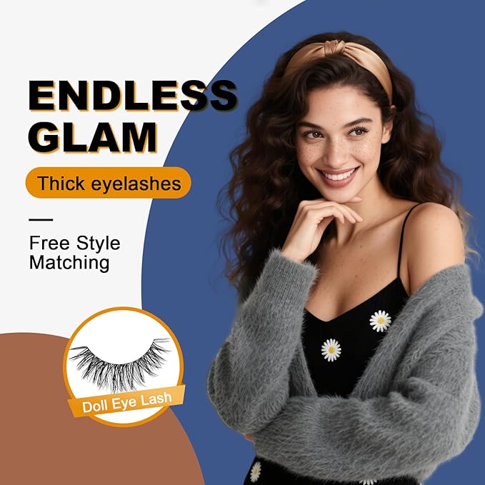 Lash Clusters Wispy Eyelash Clusters 280pcs 10-18mm Cluster Eyelash Extensions 30D 40D Individual Lashes for Self Application （Sylph 30D&40D, 0.07D）