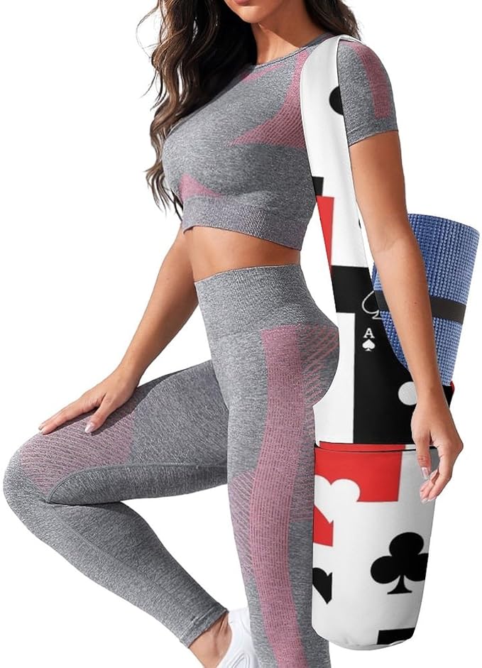 Yoga Mat Bag Large Tote Carrier Holder with Water Bottle Pocket Yoga Bags