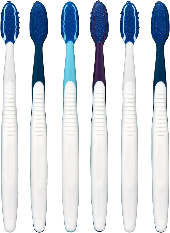 Oral-B Pro Clean Cross Action Toothbrushes, Deep Plaque Removal, 6 Count