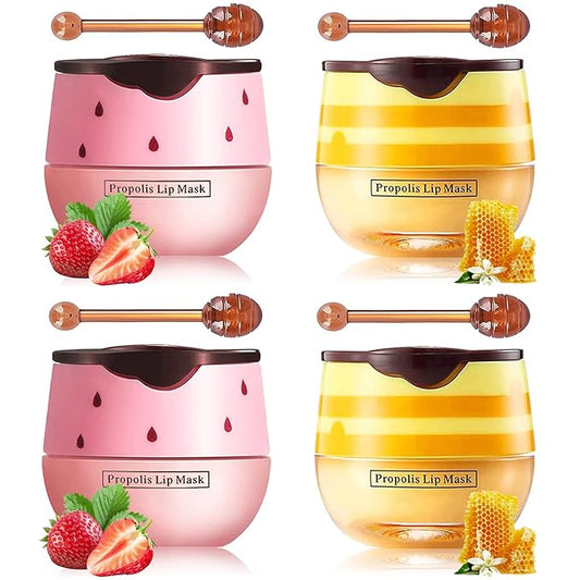 Honey Lip Balm Pot, Propolis Lip