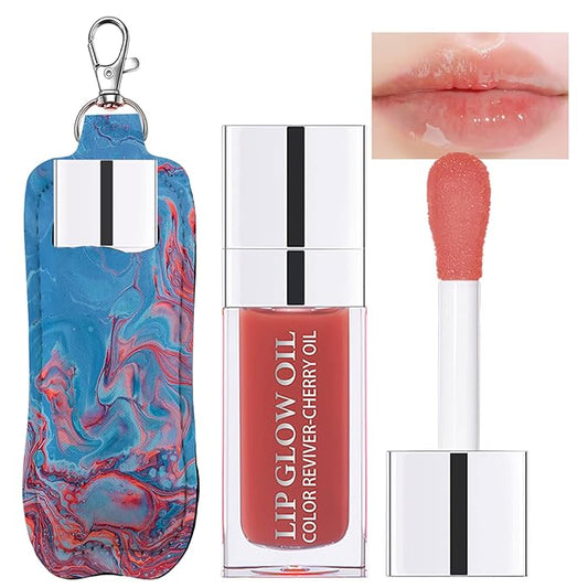 Hydrating Lip Glow Oil, Plumping Watery
