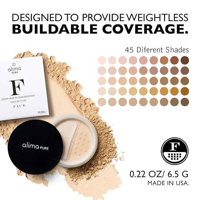 Mineral Satin Matte Foundation & Makeup by Alima Pure