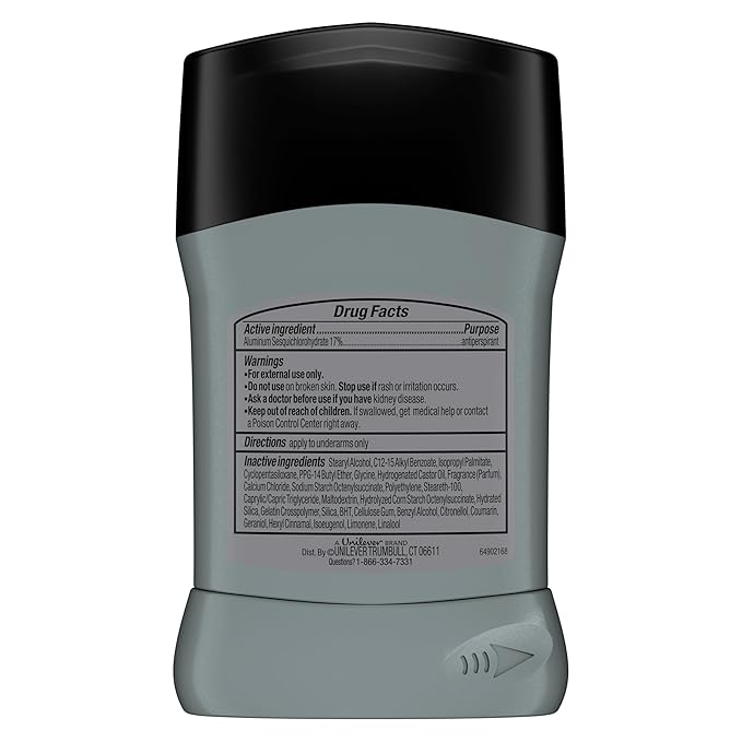 Degree Clinical Strength Antiperspirant Deodorant 96-Hour Sweat and Odor Protection Cool Rush Invisible Solid 5x Types of Sweat 1.6 OZ (Pack of 2)