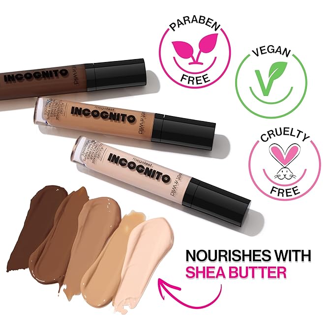 wet n wild Mega Last Incognito All-Day Full Coverage Liquid Matte Concealer, Medium Neutral
