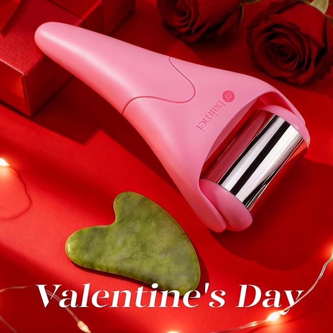 BAIMEI IcyMe Stainless Steel Ice Roller for Face & Gua Sha Facial Tools, Soothes Puffiness, Self - Care Gift for Women