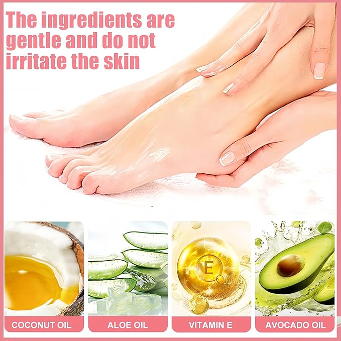 Urea Heel Balm Stick for Feet and Hands,3Pcs Moisturizing Heel Balm for Dry Cracked Feet, Hydrating Stick for Foot & Hands, For Women & Men, Travel Size(Peach, Urea and Honey)