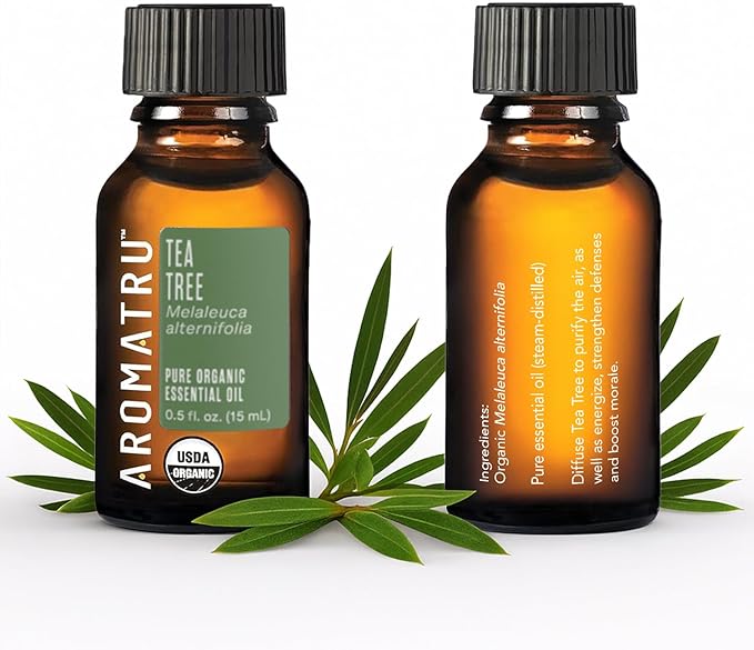Purify Essential Oil Kit – Tea Tree, Eucalyptus Globulus, Lemon, and Black Spruce – Organic & Wildcrafted – ISO Certified – No Synthetic Fillers – Ethically Sourced
