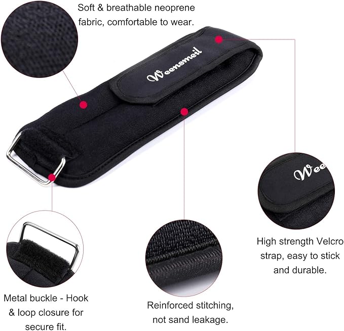 Ankle Weights 1 Pair 1 2 3 4 5 6 6 10 10 12 12 LBS