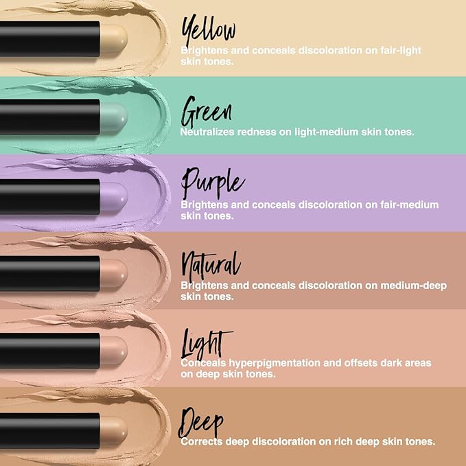 Contour Stick Corrects Skin Tone Bronzer Waterproof Sweat Concealer Natural