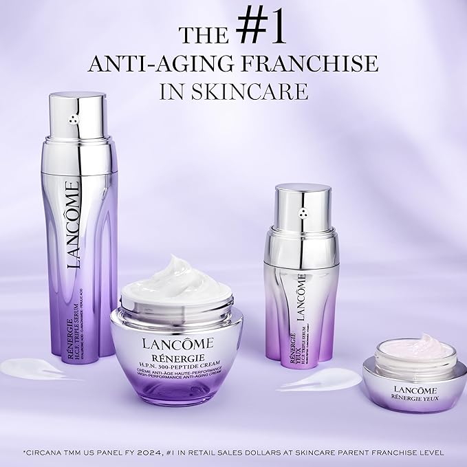 Lancôme Rénergie Lift Multi-Action Eye Cream with Hyaluronic Acid, Caffeine & Linseed Extract - Hydrating, Dark Circle Reducer, De-Puffing Eye Bag Treatment -0.5 Fl. Oz