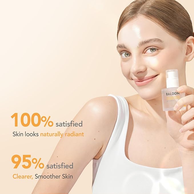 BALOOM 10% Niacinamide Dark Spot Remover For Face – Korean Skin Care for Uneven Tone, Discoloration & Pore Minimizing – Brightening Glutathione Face Serum for Hydration & Glass Skin – 1.69 fl oz