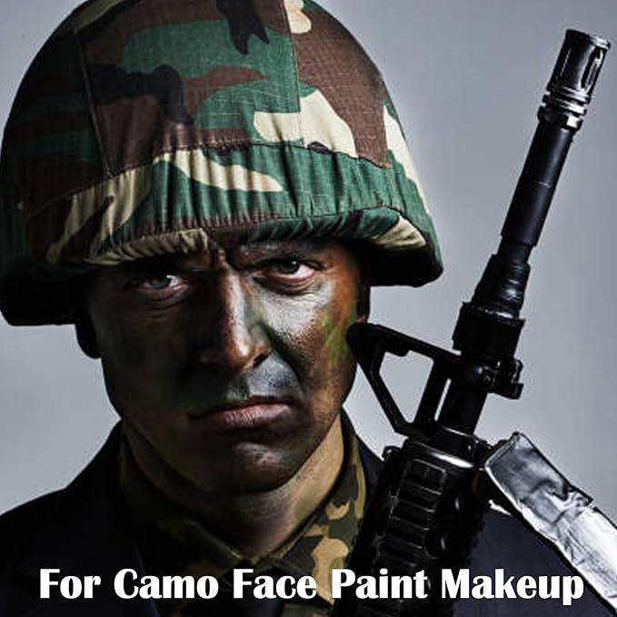 MEICOLY Brown Face Body Paint,2.37Oz Tube Water Based Maroon Face Paint for Deer Cosplay Makeup,Washable Body Paint for Halloween Stage SFX Special Effects Makeup,Face Painting for Adults Kids