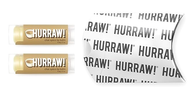 Hurraw! Chai Spice Lip Balm, 2 Palm