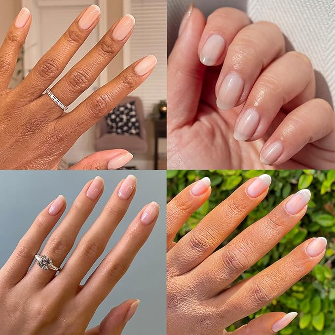 Olive & June Long Lasting Nail Polish | Valentine's Day | Plump, Gel-Like Finish No Lamp Needed | Lasts up to 10 days | Salon-Quality 15-Free, Vegan & Cruelty-Free Chip-Resistant | BEB Sheer White