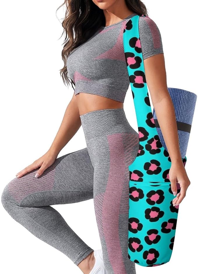 Stylish Yoga Mat Bag for Women Exercise Mat Holder with Shoulder Strap Yoga Mats Totes Sports Storage Bag