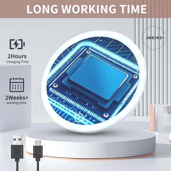 6" 20x Magnifying Mirror with Light Suction Cup,Led Close up Makeup Mirror for Tweezing with 360° Stand,3 Color Lighted Personal 20x Mirrors,20 Times Concave Zoom for Closer Partial Details