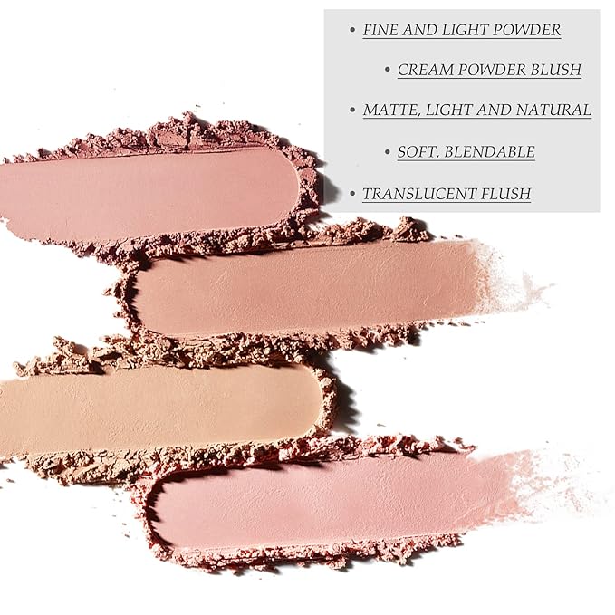 Boobeen Powder Blush, Single Color Blush Face Blush