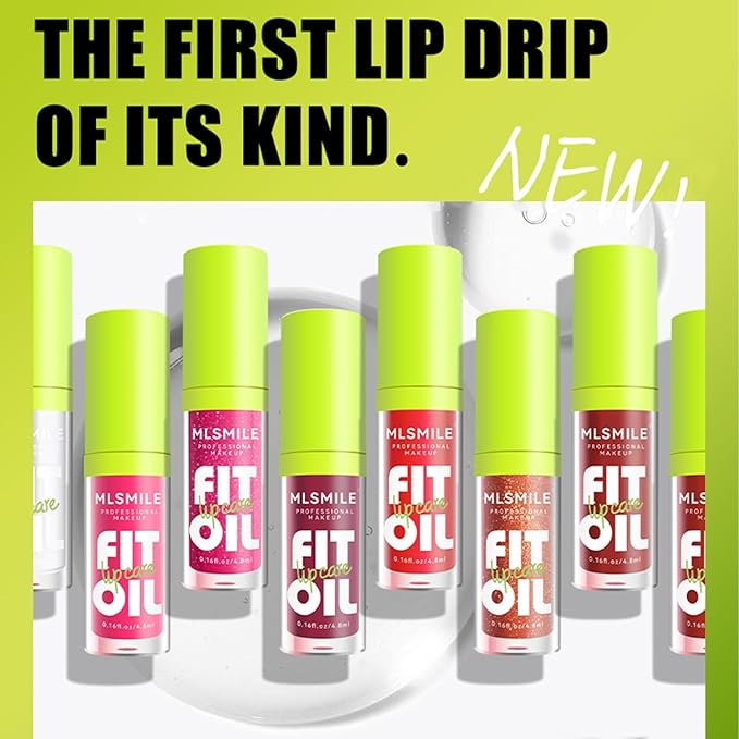 Lip Oil Lip Glaze, Soft Brush Head Hydrating Lip Glow Oil,Shiny Transparent Lip Gloss Plumping,Long Lasting Nourishing Non-sticky Fresh Clear Smooth Lip Care