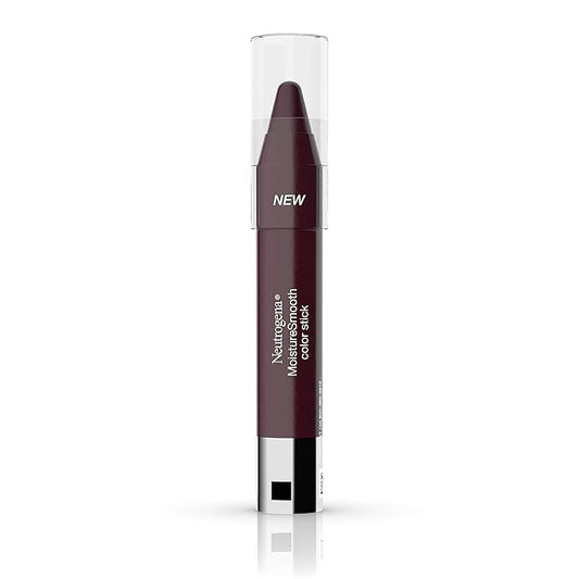 Neutrogena Moisturesmooth Color Lip Stick, 180 Deep Plum, .011 Oz. (Pack of 36)