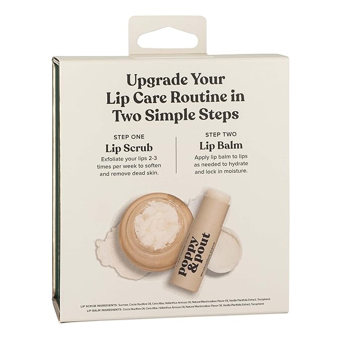 Poppy & Pout Lip Care Set (Marshmallow