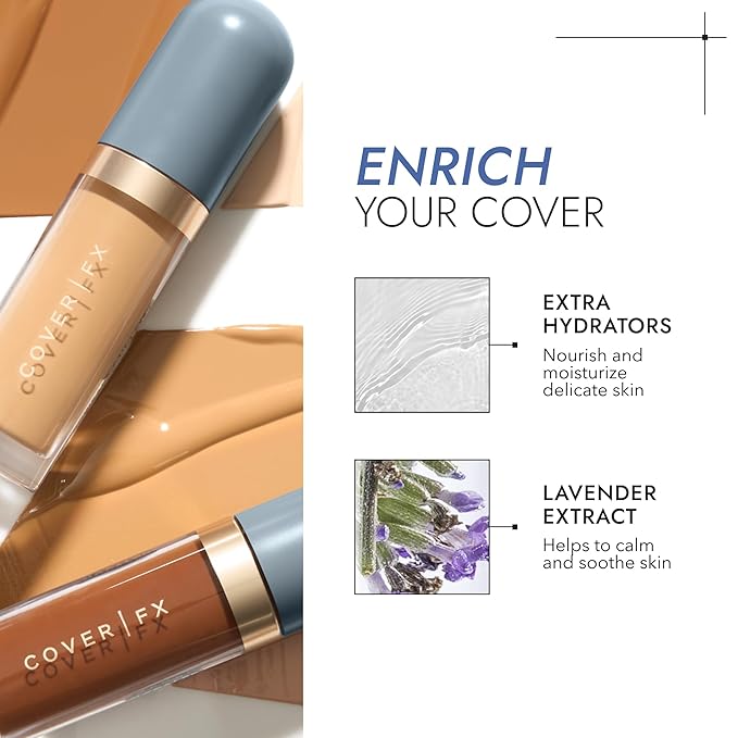 COVER FX Skin Discovered Longwear Full Coverage Concealer golden undertone