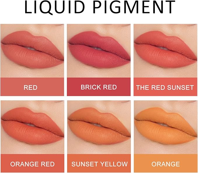 KYDA 12 Colors Lipstick Liquid Pigment Set,DIY Lip Pigment