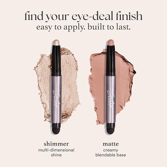 Julep Eyeshadow 101 Cream-to-Powder Waterproof Shadow Stick – Bronze Shimmer – Long-Lasting, Crease-Proof, Luminous Honey Brown Shimmer Eyeshadow with Built-in Smudger