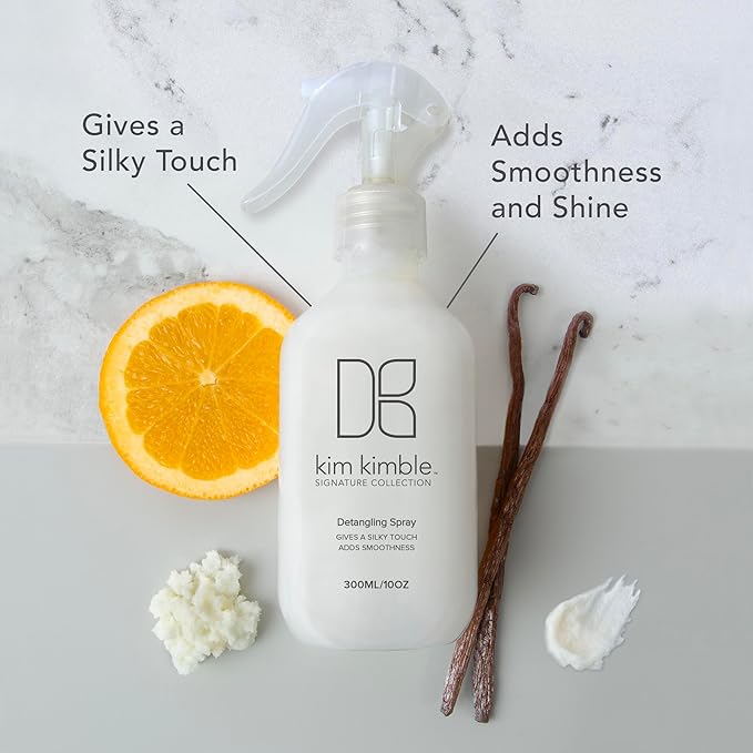 Kimblebeauty Detangling Spray: Leave-In Conditioner for Smooth, Shiny, and Frizz-Free Hair, 10 Fl. Oz. / 300 ml