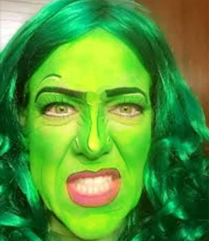 Go Ho Cream-Blendable Light Green Face Paint Stick (1.06 Oz),Full-coverage Light Green Body Paint Stick for Halloween Cosplay SFX Makeup,Waterproof,St Patricks Day Accessories