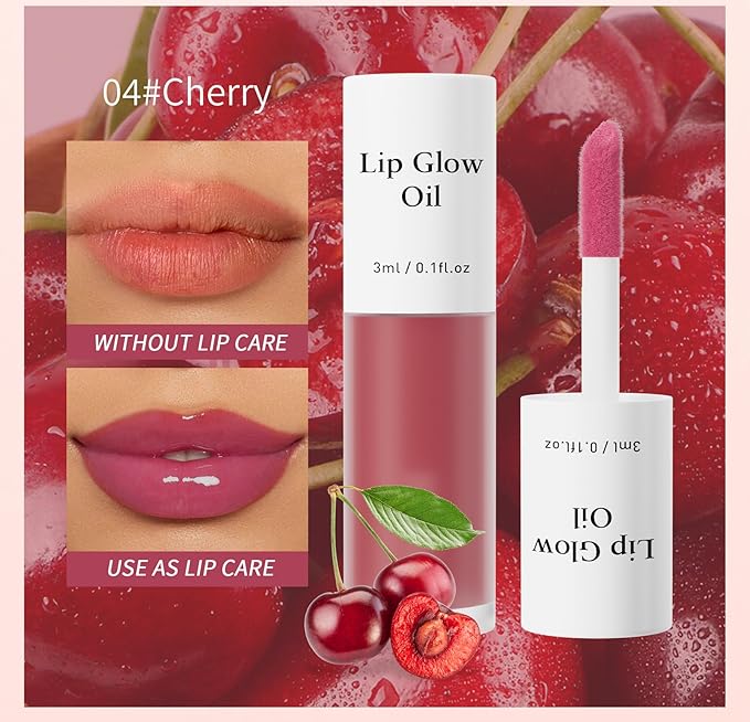 Plumping Lip Oil, Long Lasting Hydrating