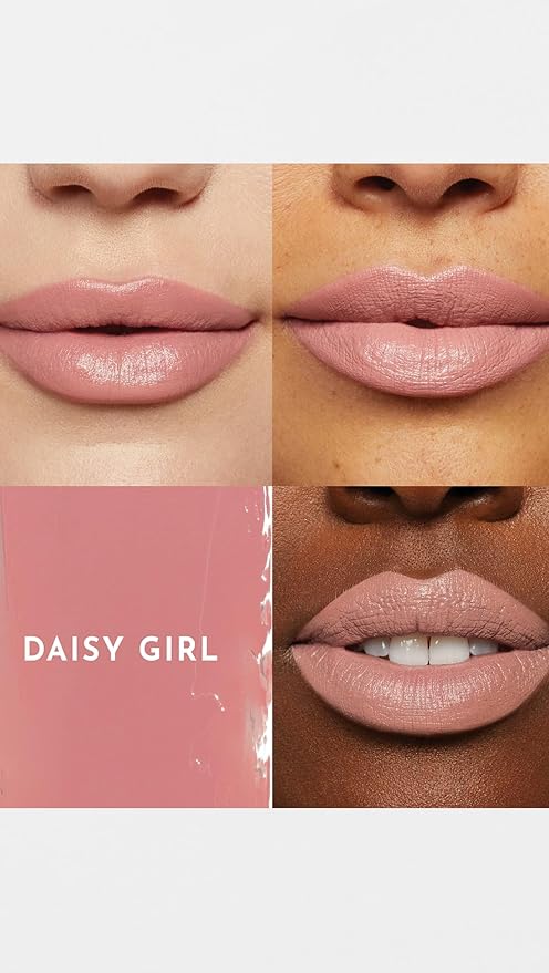 Lawless Women's Forget the Filler Lip-Plumping Line-Smoothing Satin Cream Lipstick, Daisy Girl, Pink, 0.1 Ounce