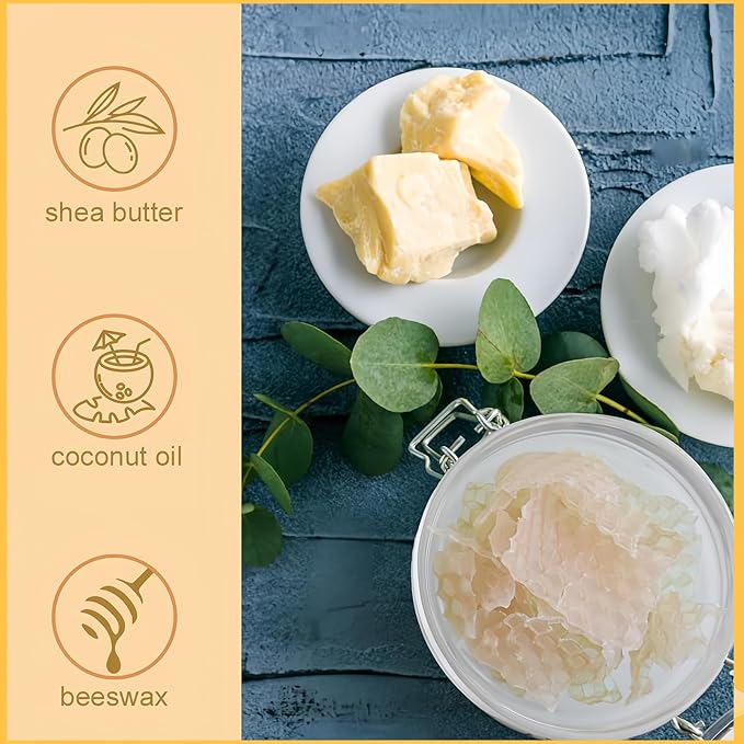Urea Heel Balm Stick for Feet and Hands,3Pcs Moisturizing Heel Balm for Dry Cracked Feet, Hydrating Stick for Foot & Hands, For Women & Men, Travel Size(Peach, Urea and Honey)