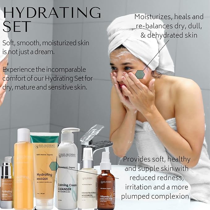 RD Alchemy - Hydrating Facial Skincare Set - For Severe Dry Skin