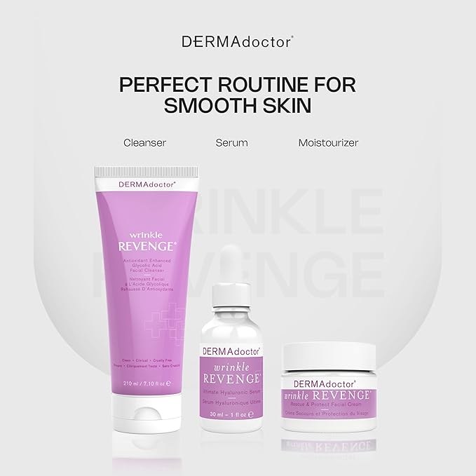 DERMAdoctor Glycolic Acid Face Wash – Exfoliating Face Wash with Antioxidants, Dermatologist Formulated Anti-Aging Facial Cleanser for Fine Lines, Wrinkles, Dullness, Uneven Skin Tone & Enlarged Pores