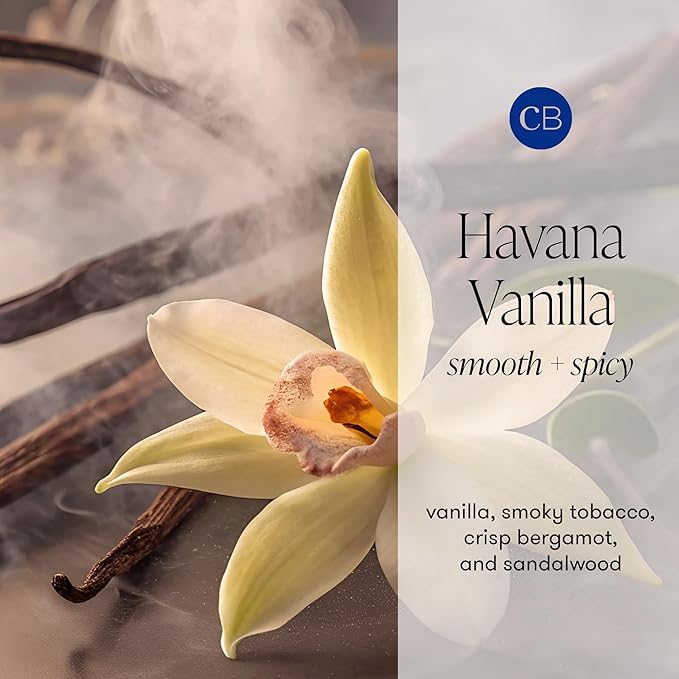 Capri Blue Havana Vanilla Scented Candles for Home - Mercury Iridescent Inverted Jar Candles - Housewarming Gifts for Women & Men - Long Burning Soy Wax Blend - Capri Blue Havana Vanilla (10 oz)
