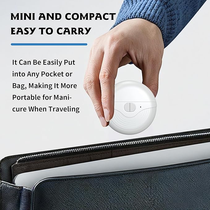 Electric Smart Nail Clippers for Adults Seniors, 3 Speeds Strong Power Automatic Nails Trimmer with Polisher, Light, Clip Storage, Rechargeable Toenail Clippers for Thick Toenails （White）