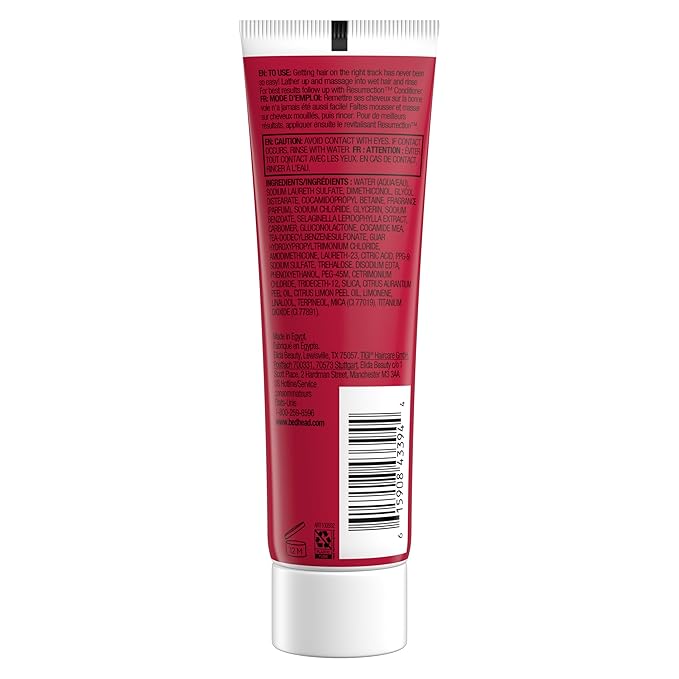 Bed Head by TIGI Resurrection Super Repair Shampoo Travel Mini – Repairing shampoo for dry, brittle and damaged hair with added moisture and nourishment, 2.53 fl oz