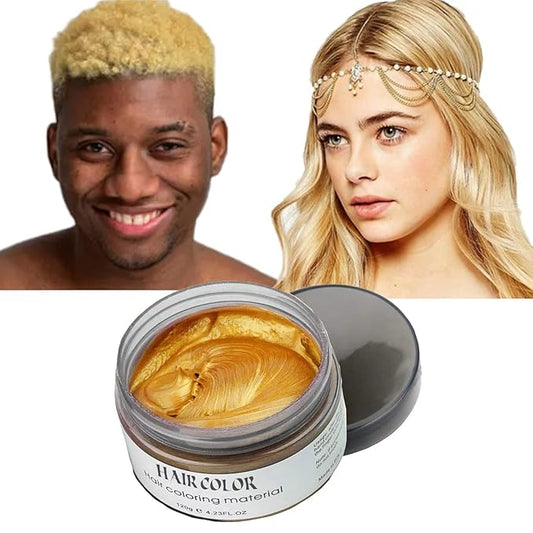 Gold Temporary Hair Color,Natural Hair