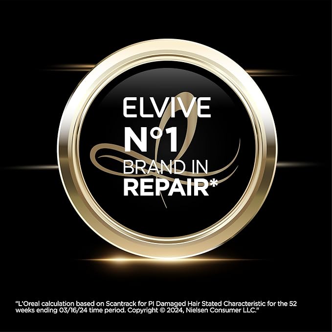 L'Oreal Paris Elvive Total Repair 5 Repairing Shampoo for Damaged Hair Shampoo with Protein and Ceramide for Strong Silky Shiny Healthy Renewed Hair 28 Fl Oz