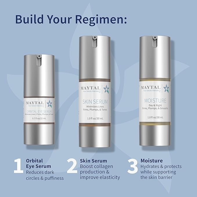 Maytal Orbital Eye Serum, Hydrating for Dark Circles, Puffiness, and Fine Lines - Anti-Aging formula featuring Fibroblast Technology - Firms Under Eye Skin - For All Skin Types, 0.7 fl oz.